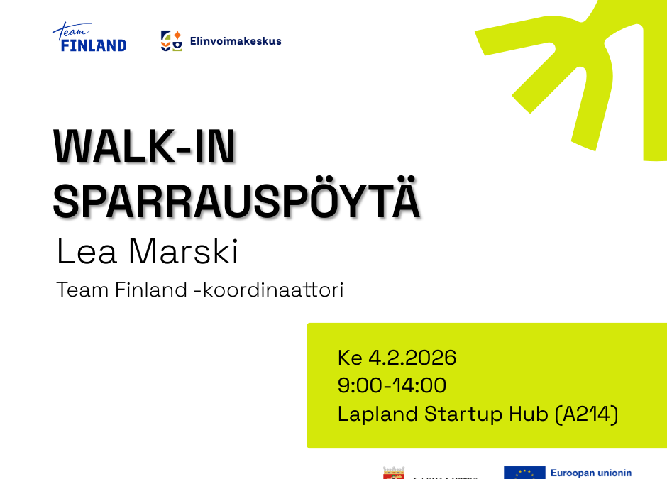 Walk-in sparrauspöytä – Yrityssparrausta Lea Marskin kanssa